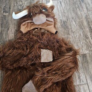 Adult Highland Cow Halloween Costume Large